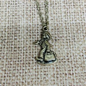 Sterling Silver Hummel Club Vintage Necklace